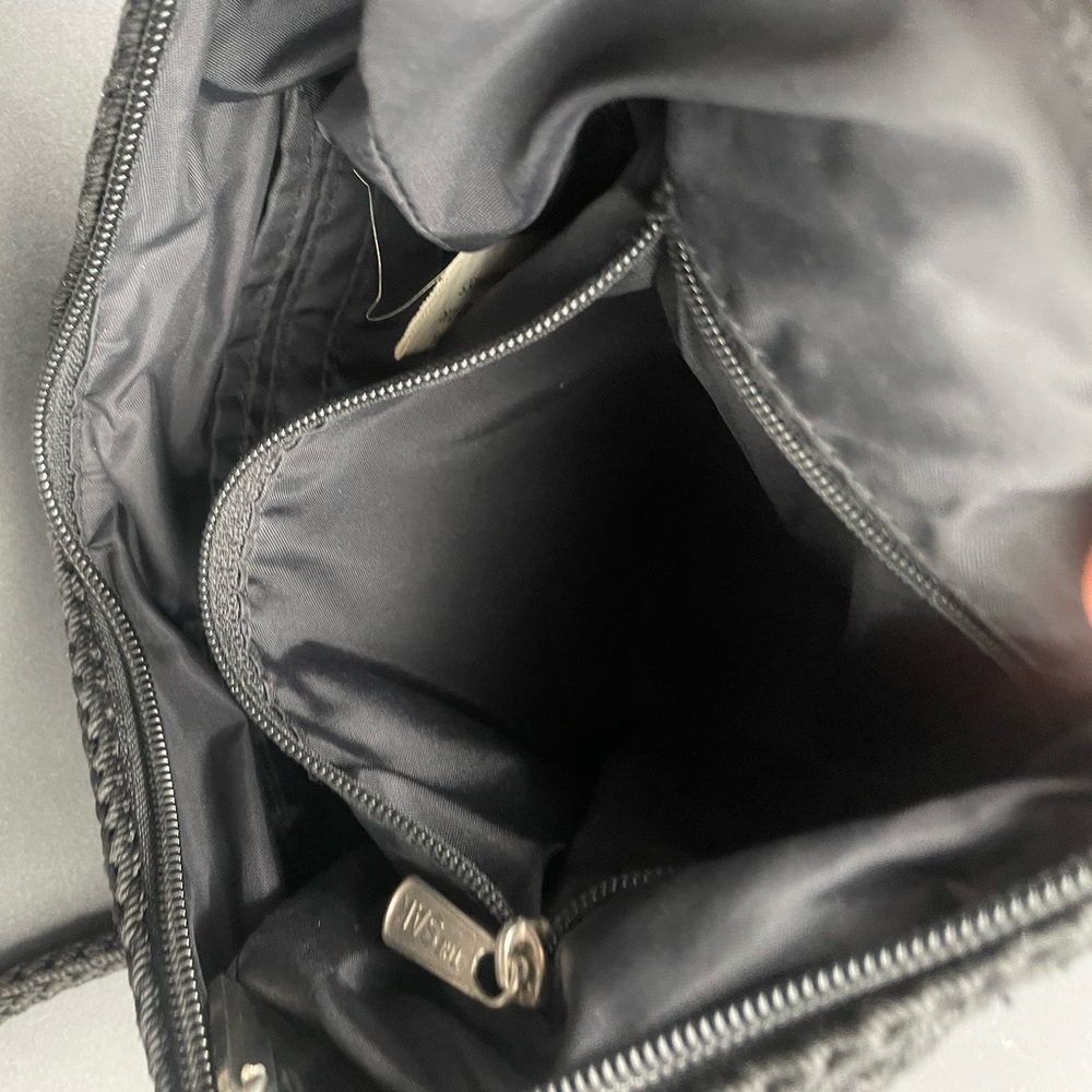 The Sak Black Crochet Shoulder Bag - Picture 4 of 10